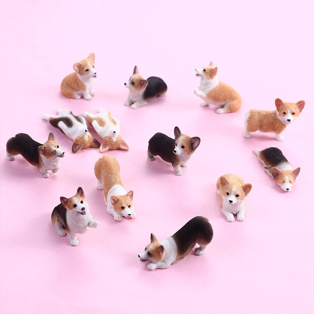 Cute Simulation Dog Miniature  - огляд і ціна Car Accessories Oman