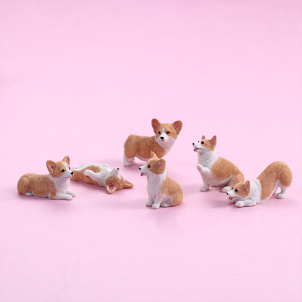 Cute Simulation Dog Miniature  - огляд і ціна Car Accessories Oman