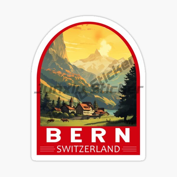 BERN SWITZERLAND Flag Car Stic - огляд і ціна Car Accessories Tape