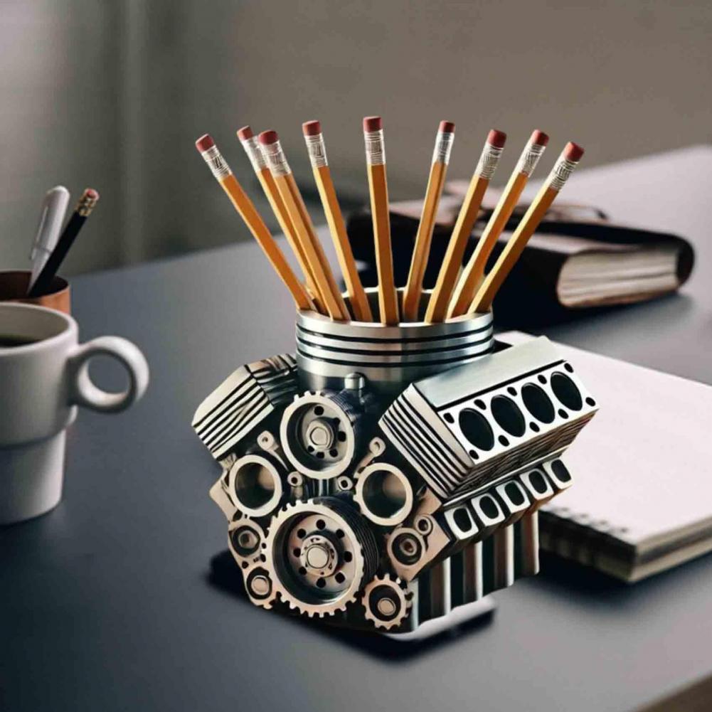 Pen Holder Resin V8 Car Engine - огляд і ціна Car Accessories Oman