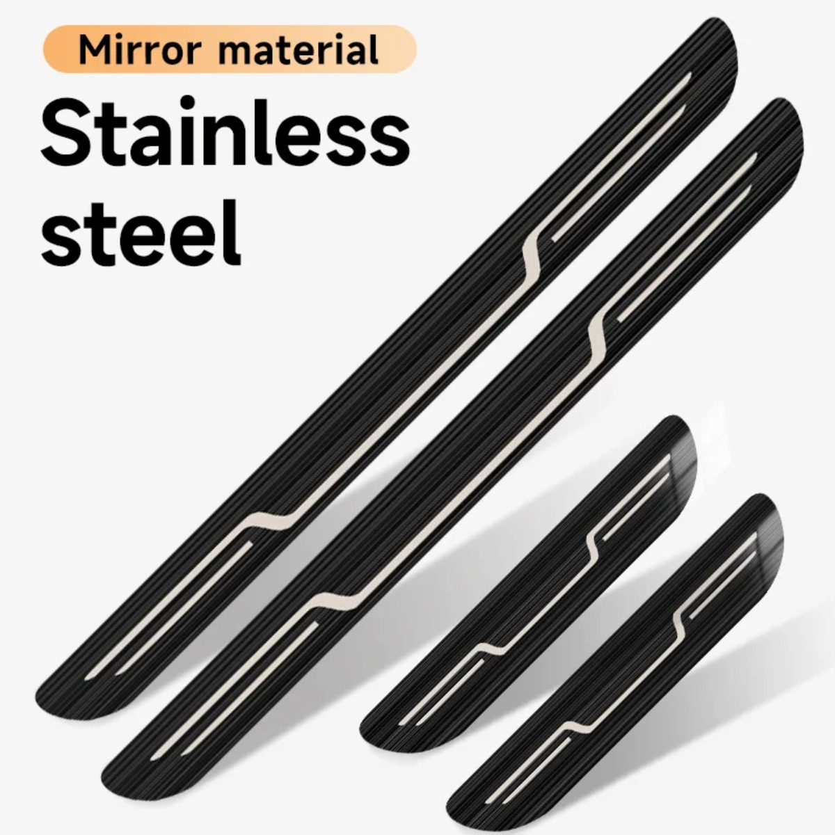 Car Door Sill Strip Stainless  - огляд і ціна Car Accessories Tape