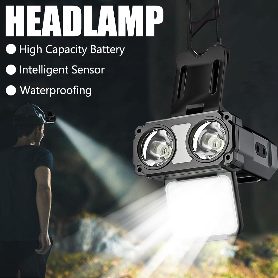Sensor COB LED Headlamp Cap Cl - огляд і ціна Led Headlight Bulbs