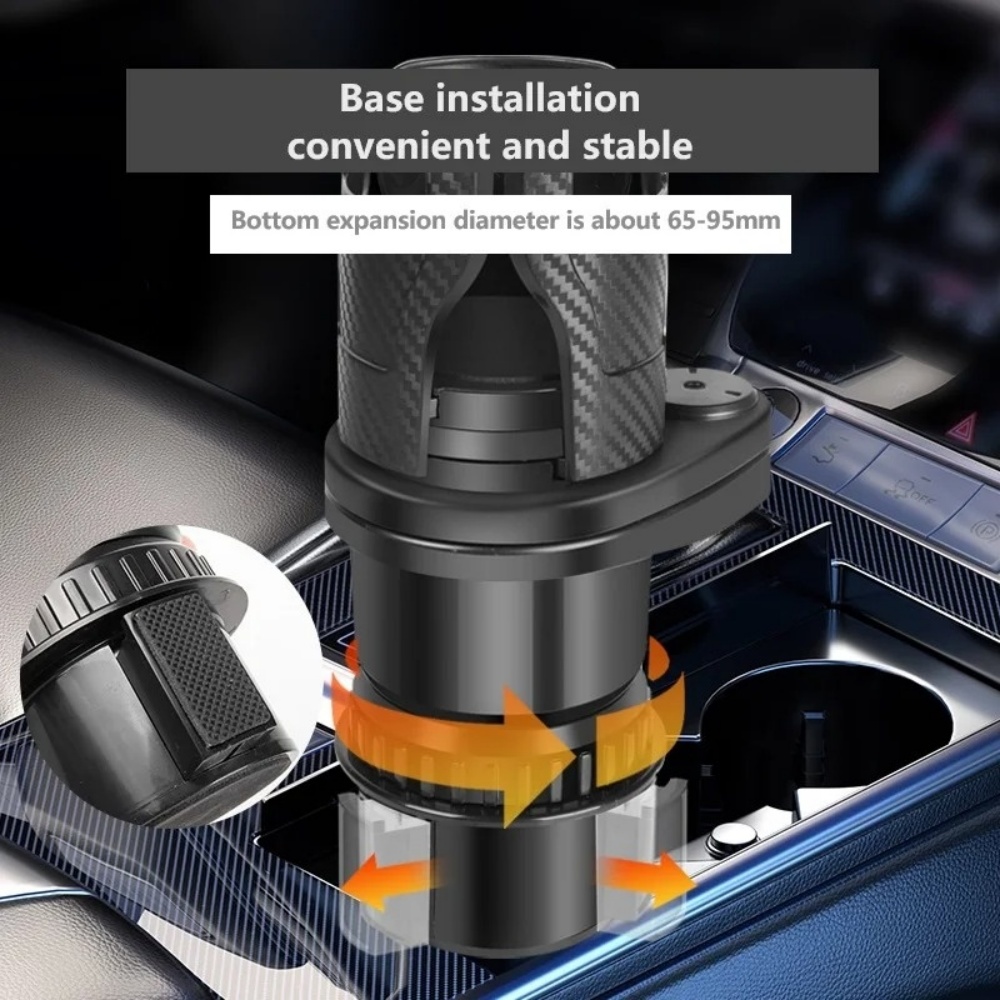 Adjustable Dual Car Cup Holder - огляд і ціна Car Cup Holder Expander
